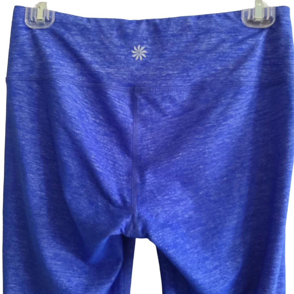 ATHLETA Quest Chaturanga Tights Legging Heathered Blue 138362 Women's Small TALL